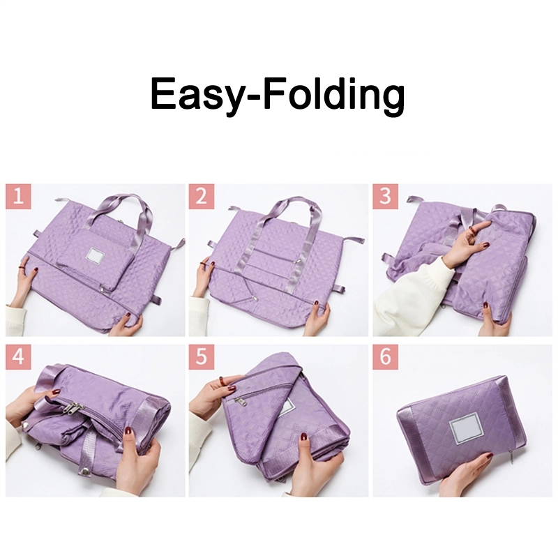 Foldable Travel Sport Tote Handbag Yoga Weekender Duffel Bag 3