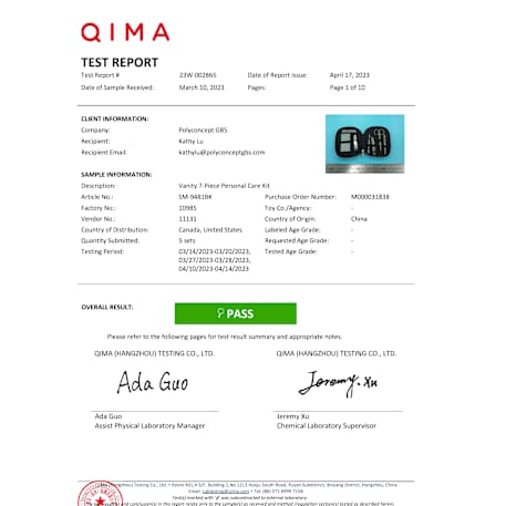 Vanity 7-Piece Personal Care Kit 24