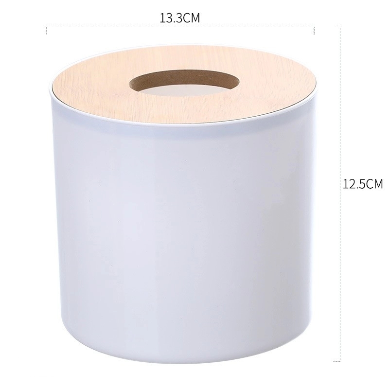 Tissue Box With Wooden Lid 4