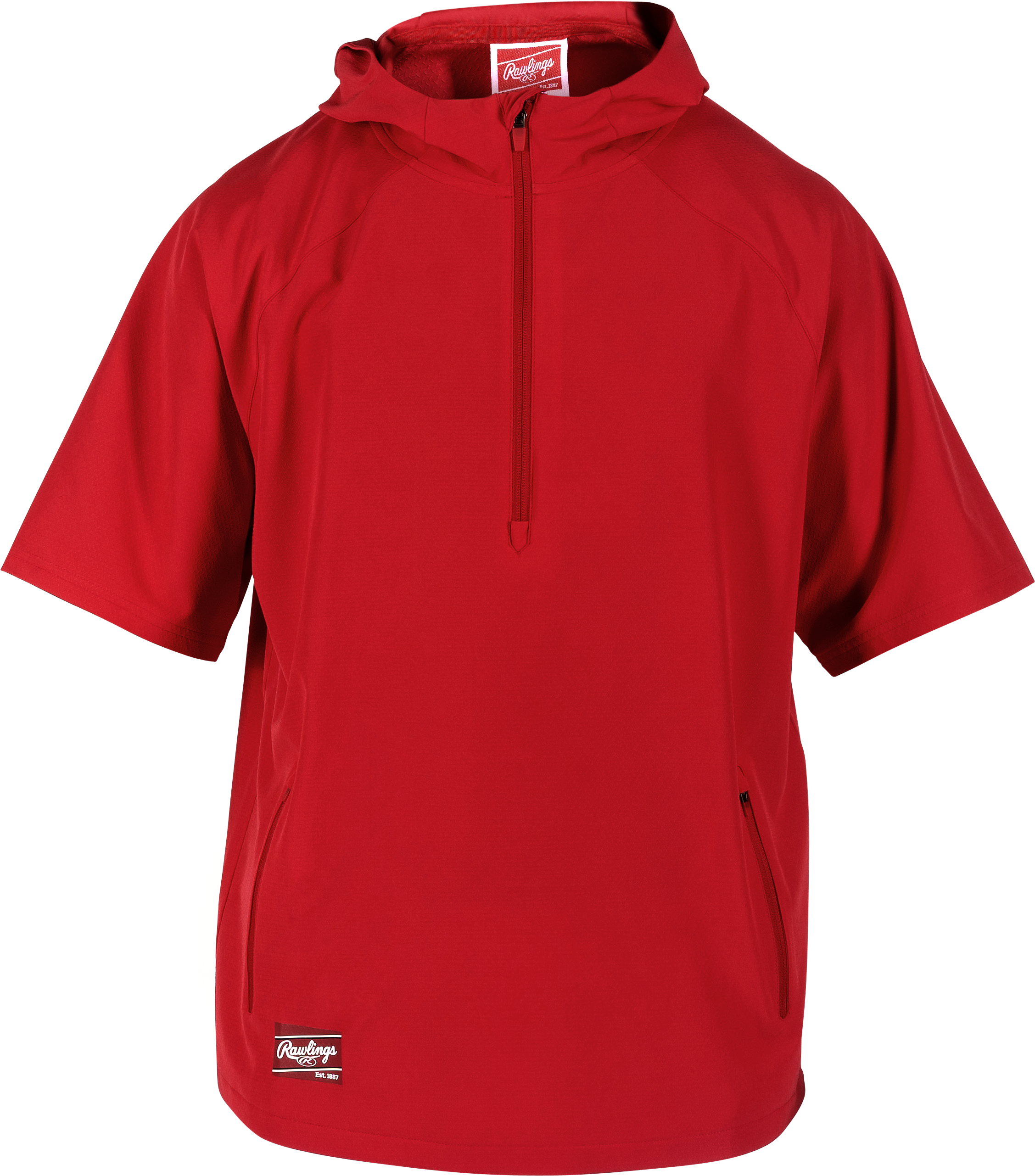 Rawlings Adult Colorsync Short Sleeve Hooded Jacket 4