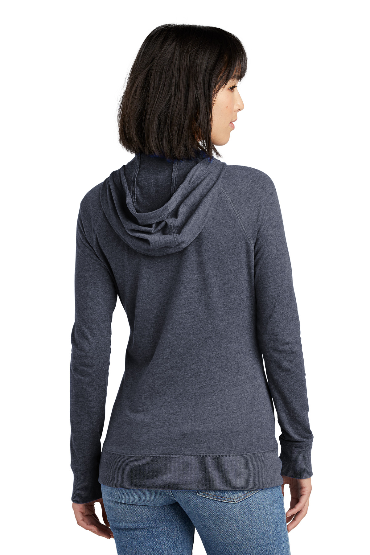 New Era Women's Sueded Cotton Blend Full-Zip Hoodie. LNEA122, custom hoodie or sweatshirt with logo imprint 20