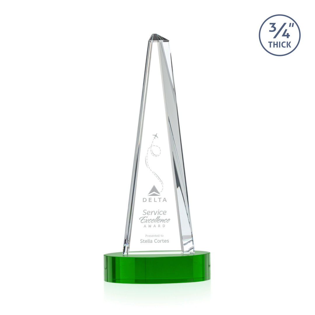 Majestic Tower Award on Alberton Base - Green 11