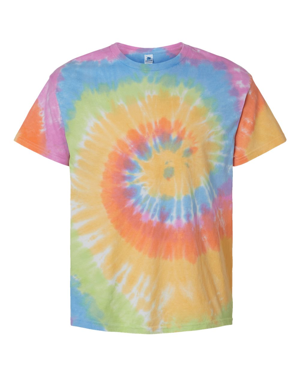 Unisex Multi-Color Tie-Dyed T-Shirt - 1000 110