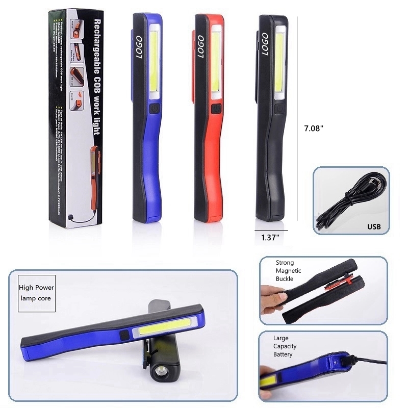 USB COB Pocket Flashlight 5