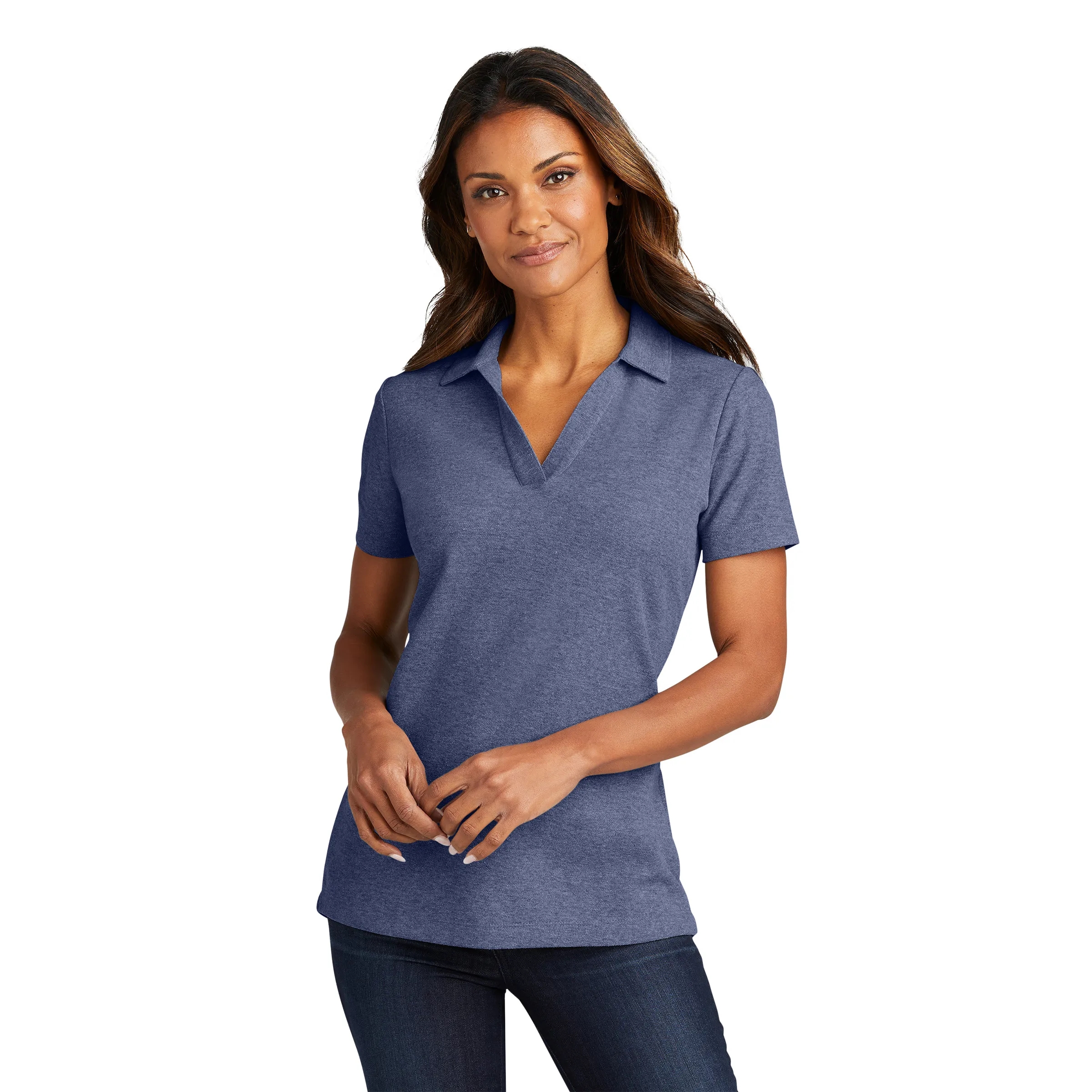 Port Authority(R) Ladies C-FREE(R) Cotton Blend Pique Polo 7