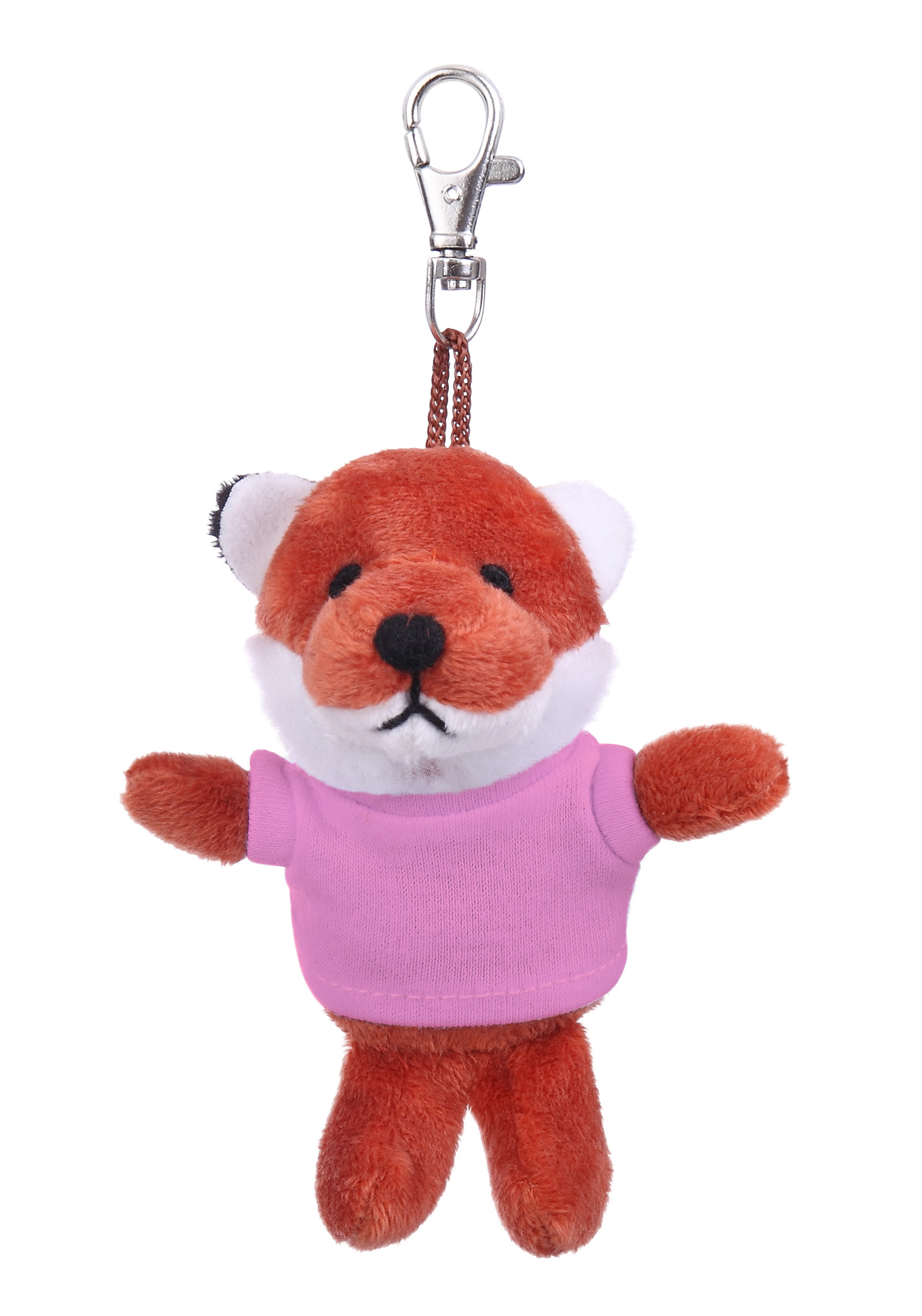 Soft Plush Fox Keychain with Tee 19
