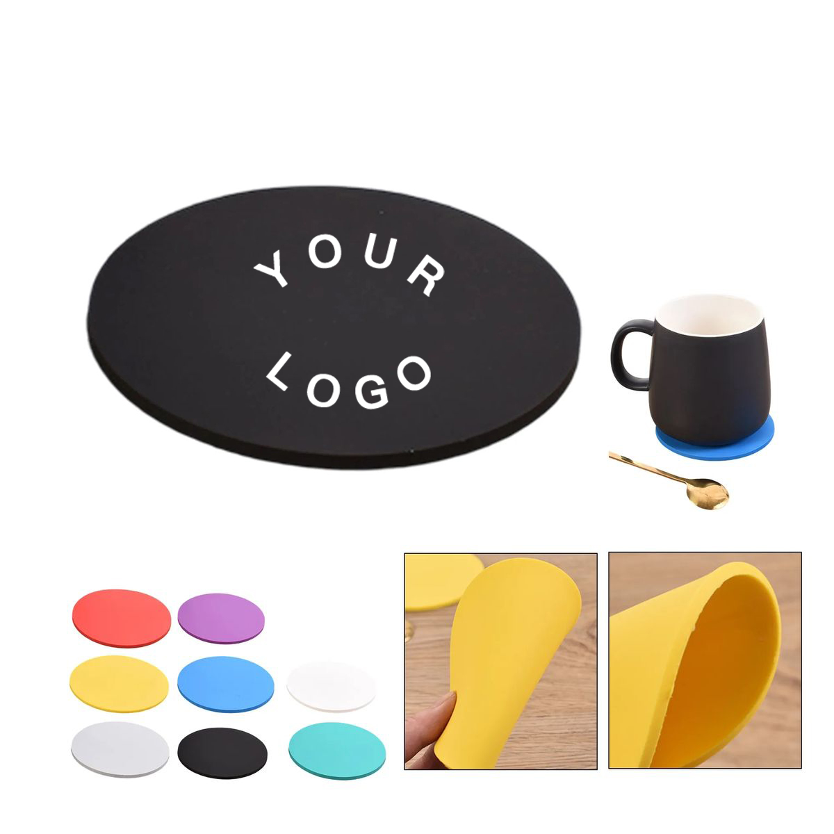 Round Ceramic Coaster 2.7 Inch 9