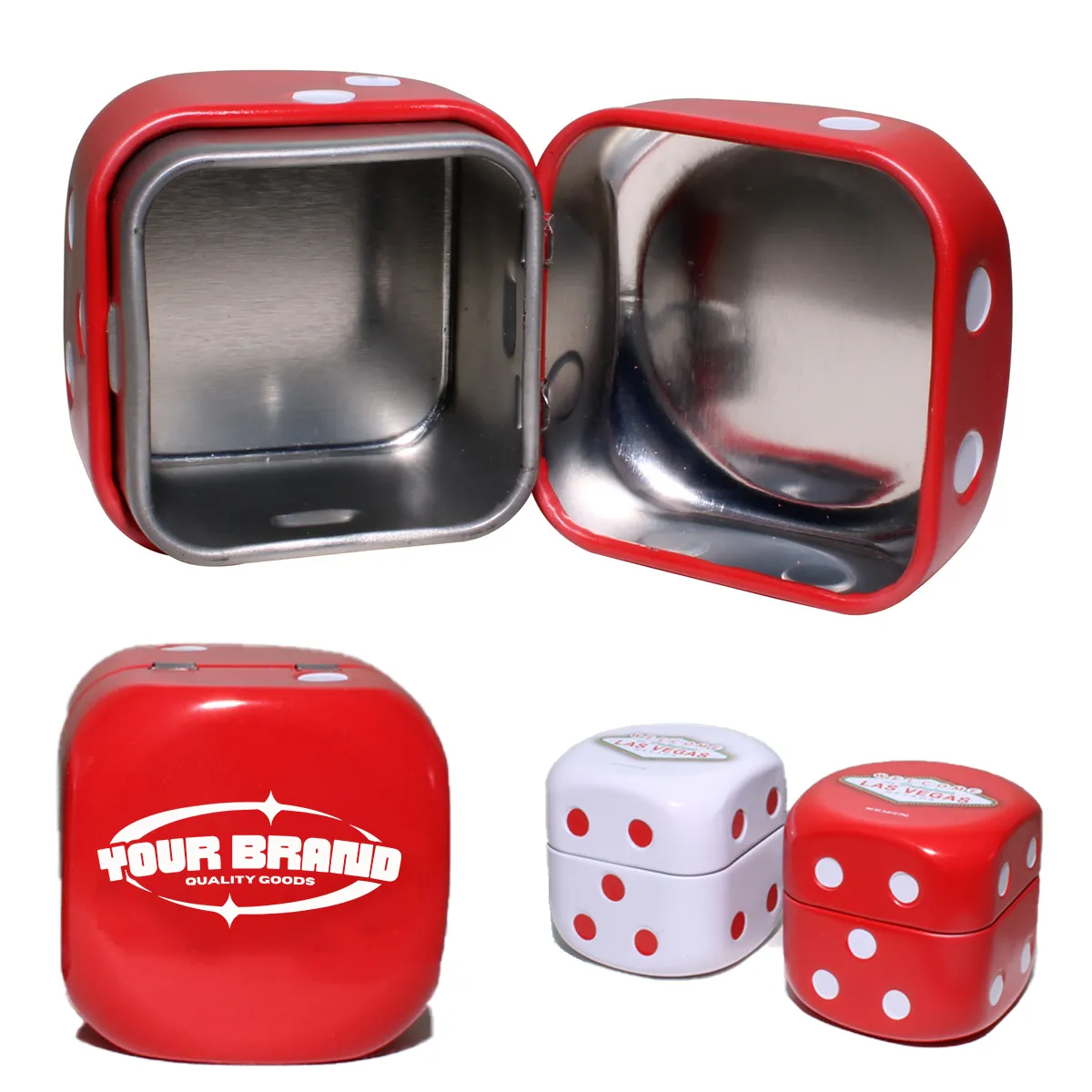 Square Empty Cube Steel Box Storage Container Gifts Crafts 6