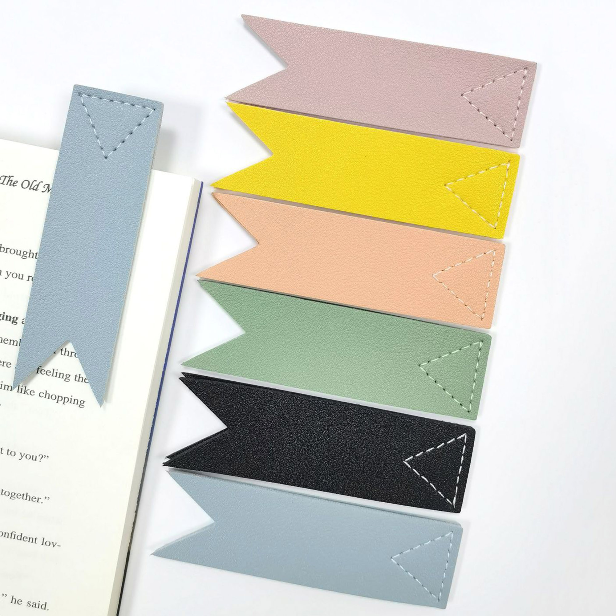 PU Leather Page Corner Bookmark 1