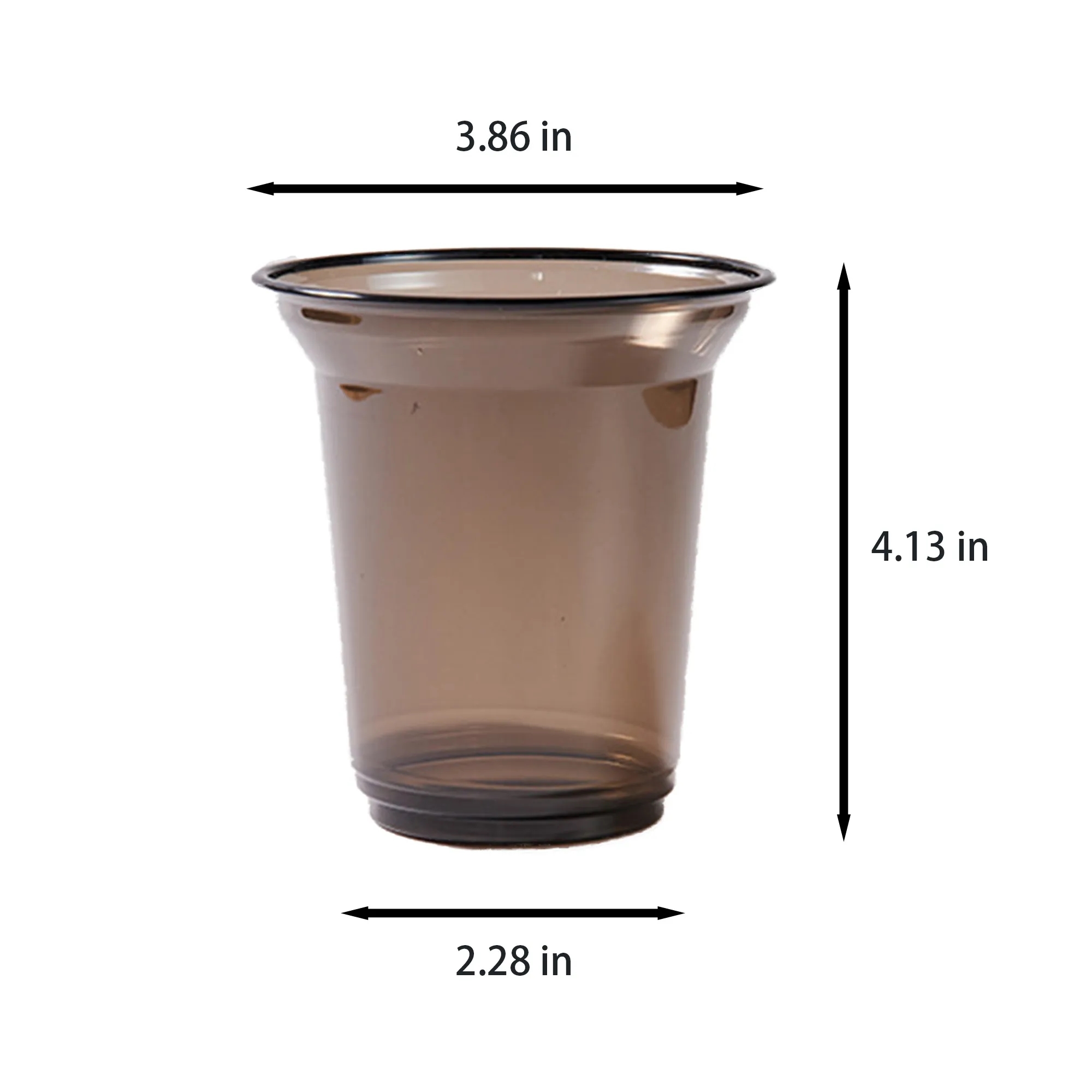 Disposable Thick Plastic Beverage Cups-13.5oz 3