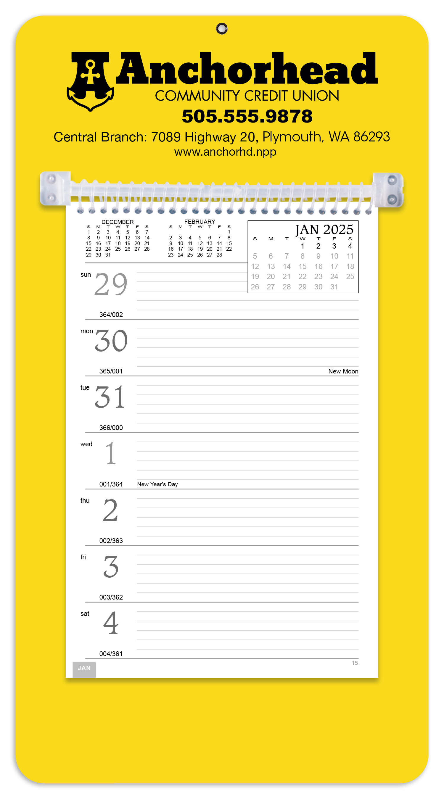 Triumph® Calendars Weekly Memo Calendar 2