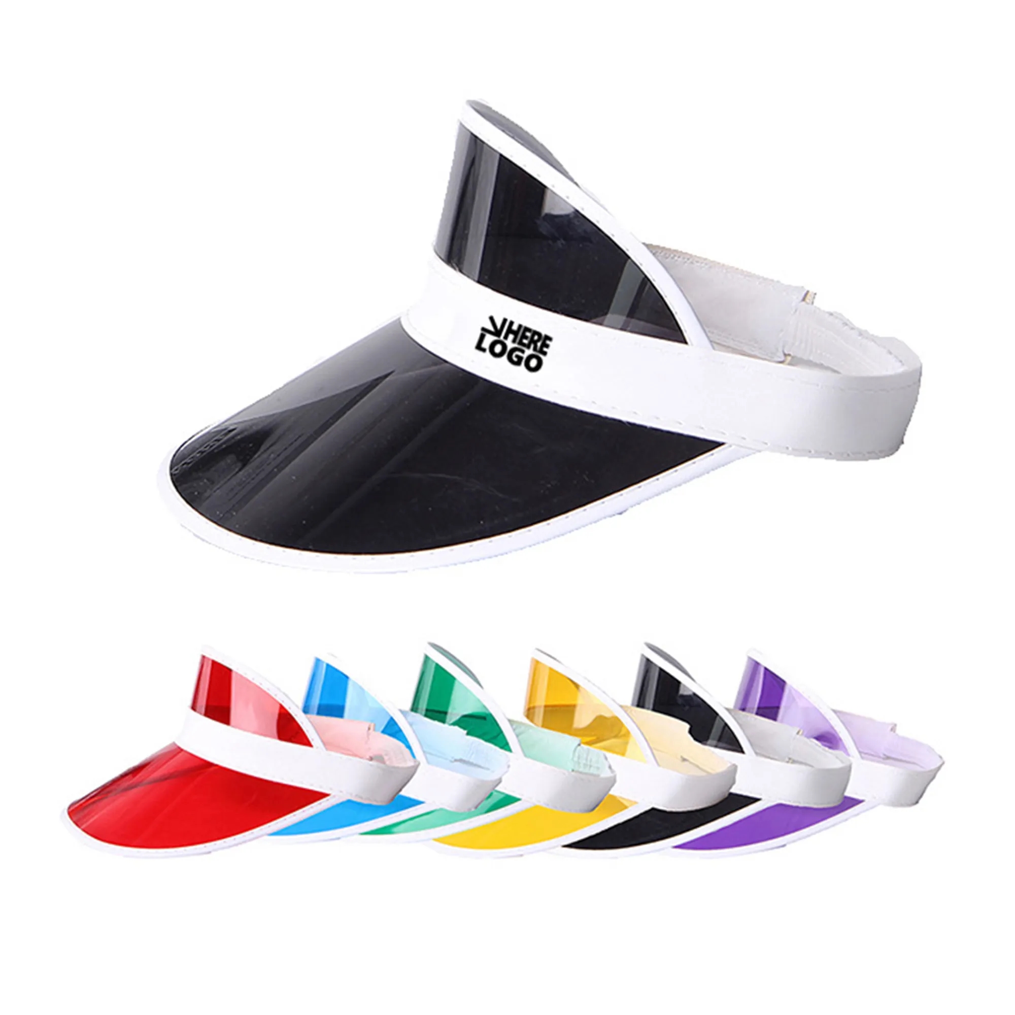 Sun Visors Plastic Clear Cap 3