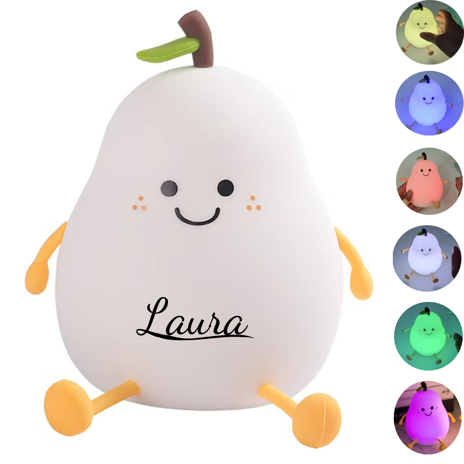 Tap-Control Kids Household Silicone Night Light 5