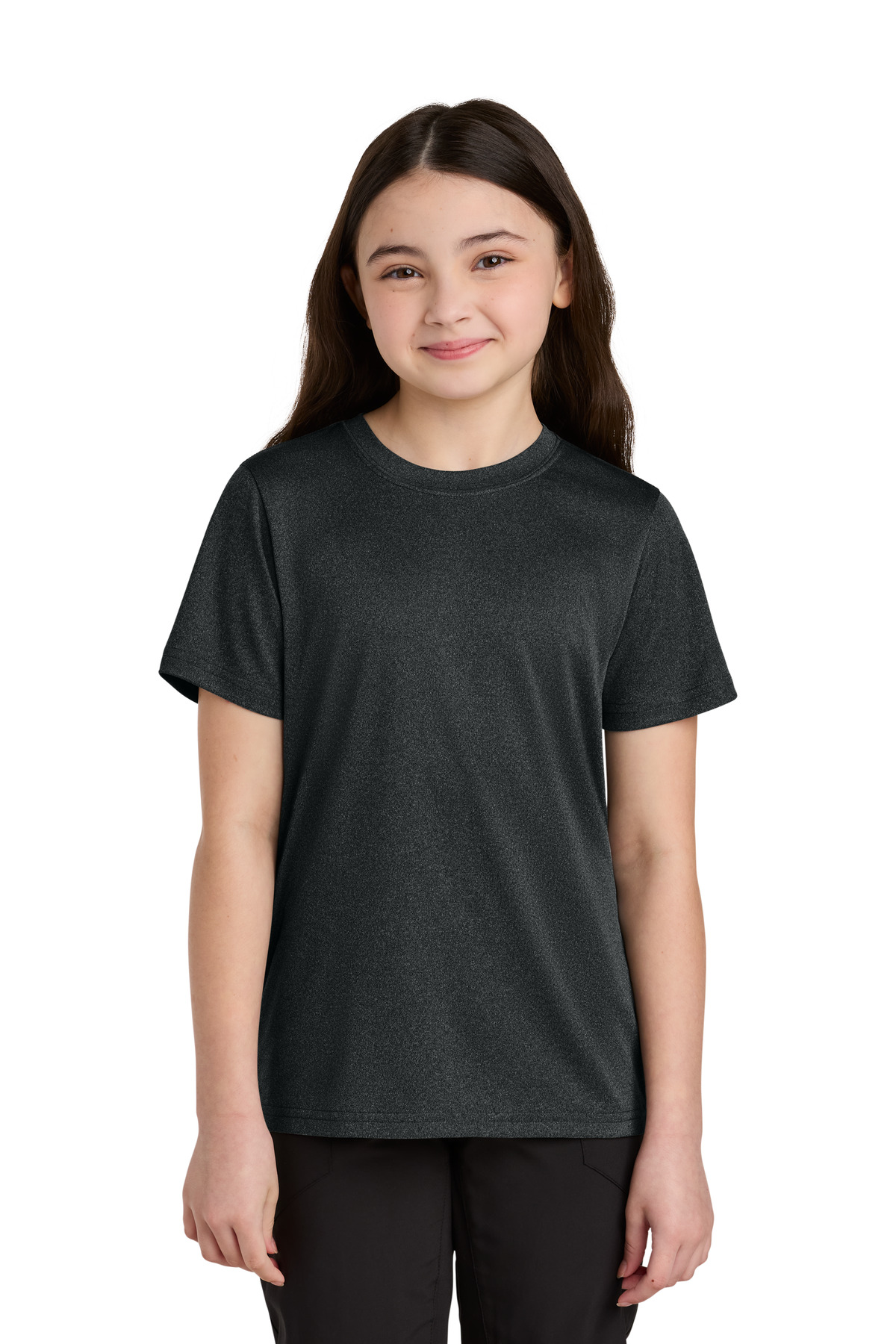 Port & Co Youth Heather Performance Tee PC390Y 32
