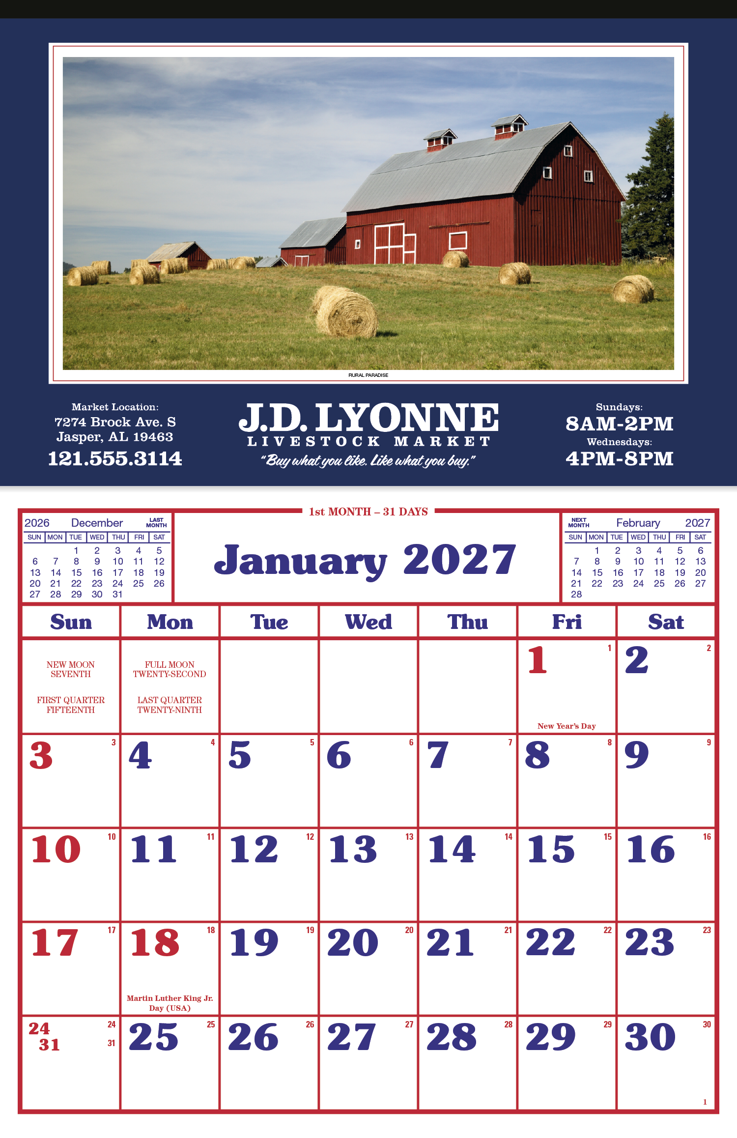 Skinner & Kennedy® Large Everyday Farm Memo 131