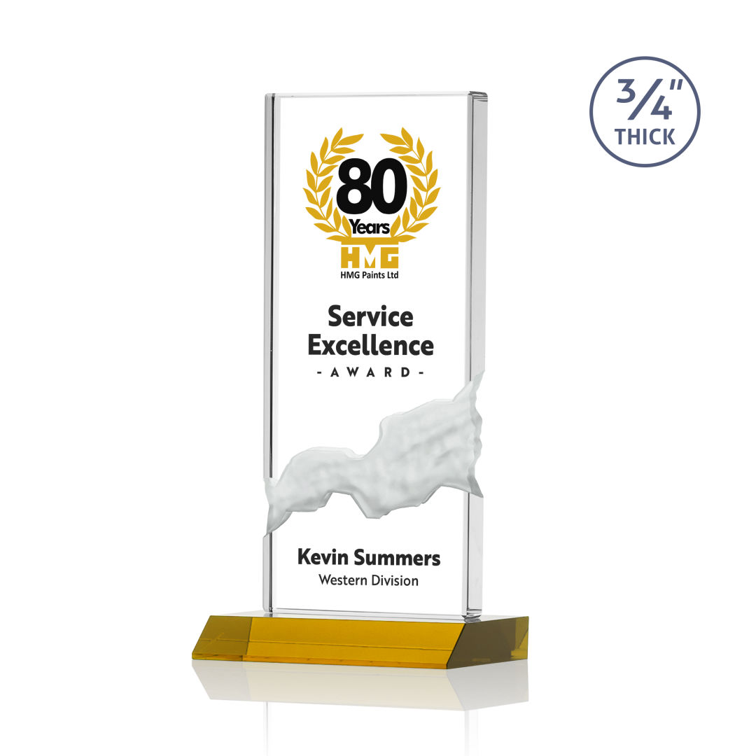 Poole VividPrint™ Award - Amber 5