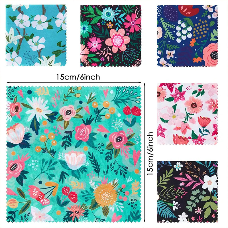 6" x 6" Full Color Microfiber Clean Cloth w/PVC Vinyl Pouch 2
