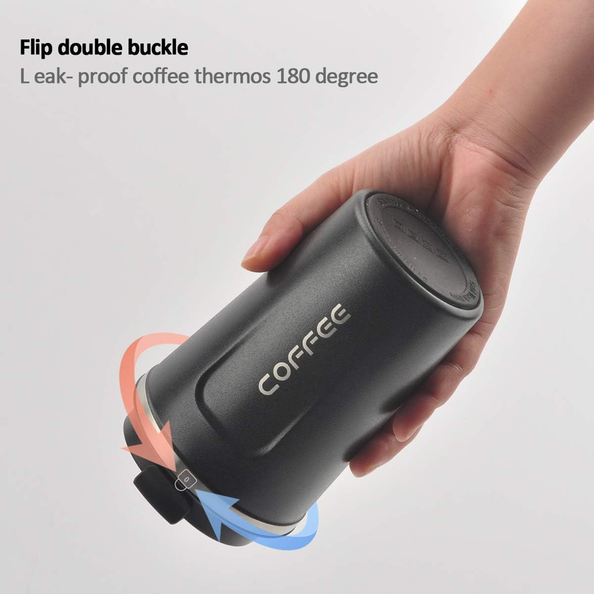 12 oz Travel Coffee Mug With Leakproof Lid 4