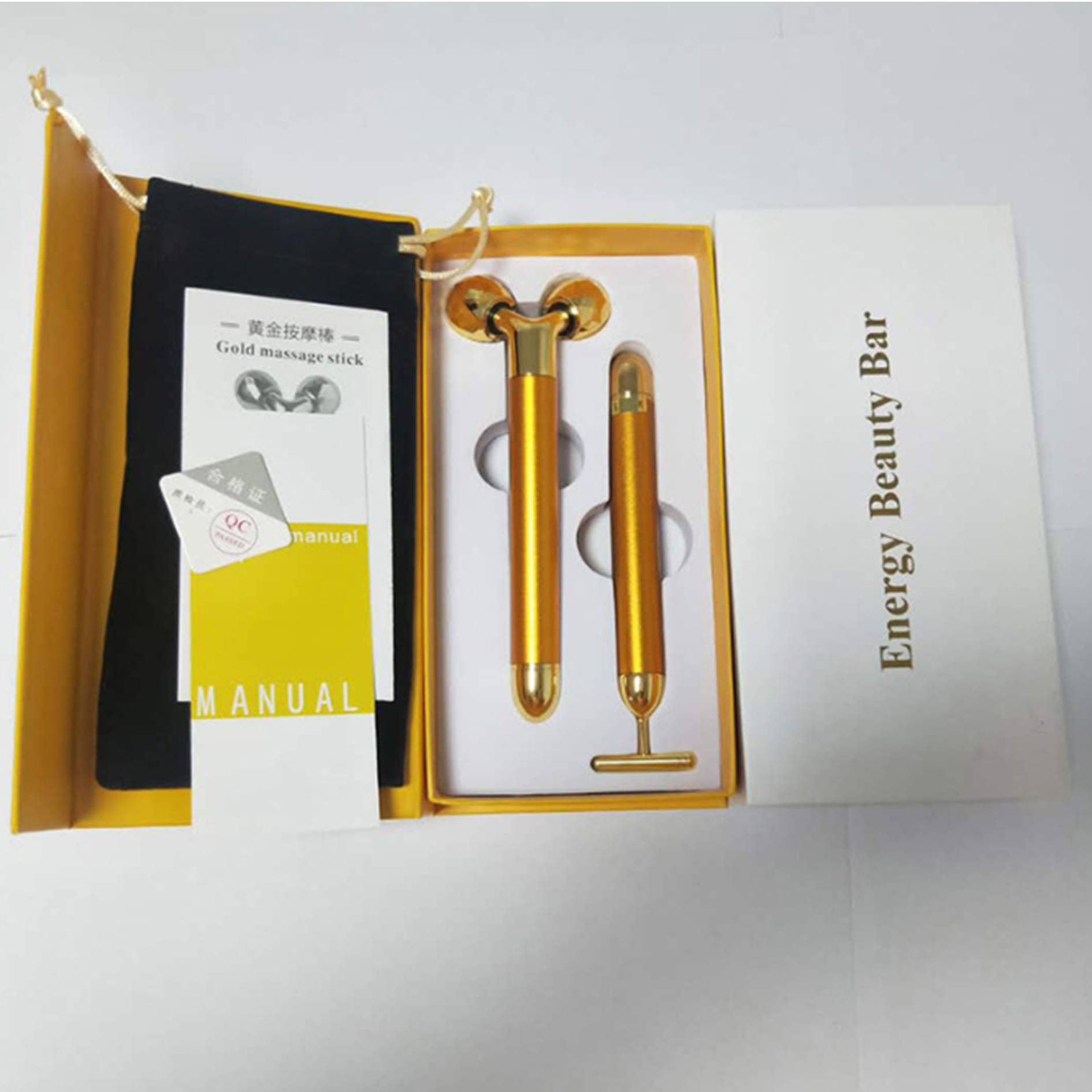 2-IN-1 Electric 24k Golden Face Massager 3
