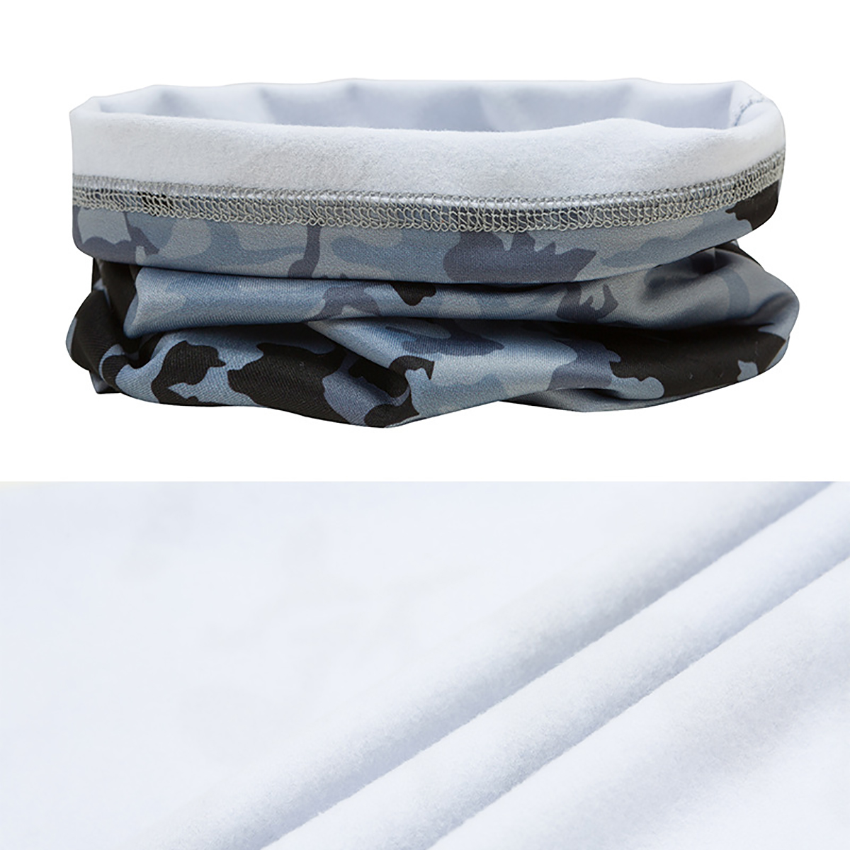Fleeced Head Buff Thick Neck Gaiter Keep Warm 3