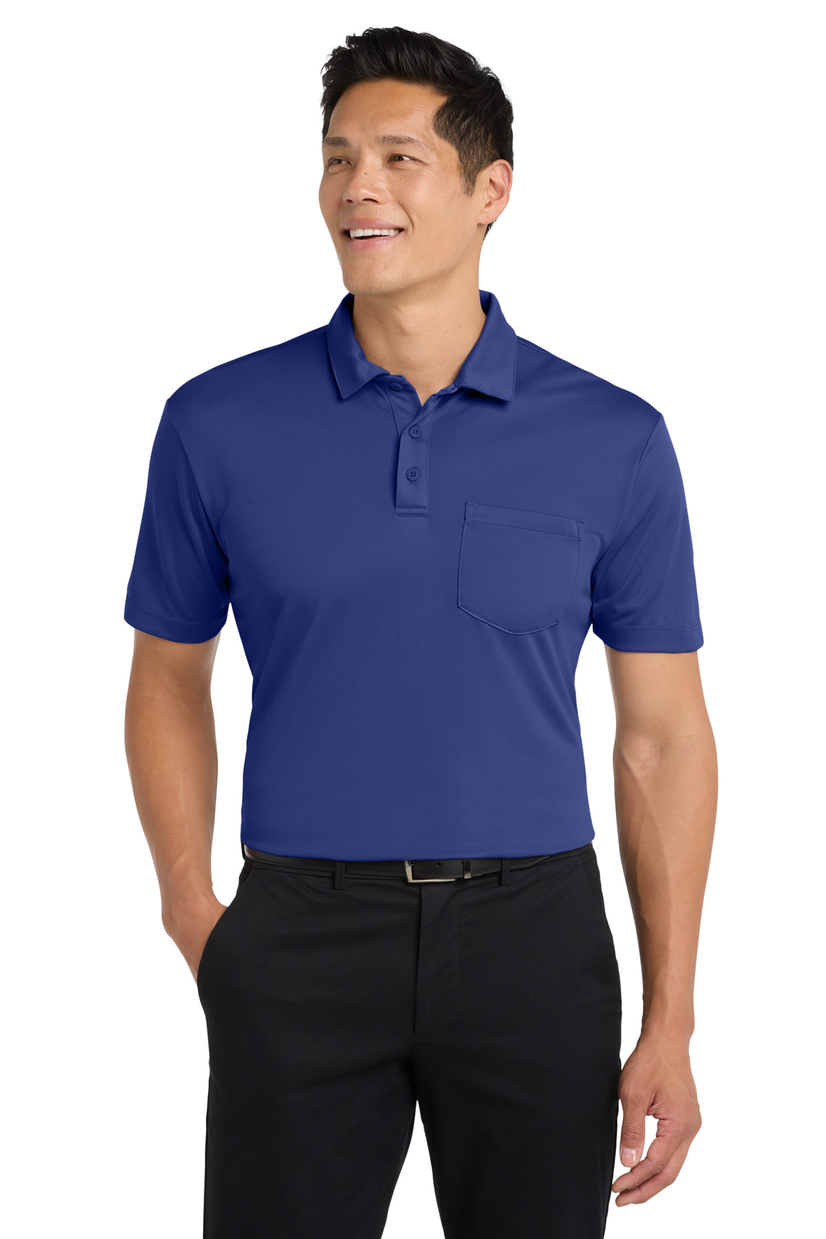 Port Authority Silk Touch Performance Pocket Polo. K540P 19