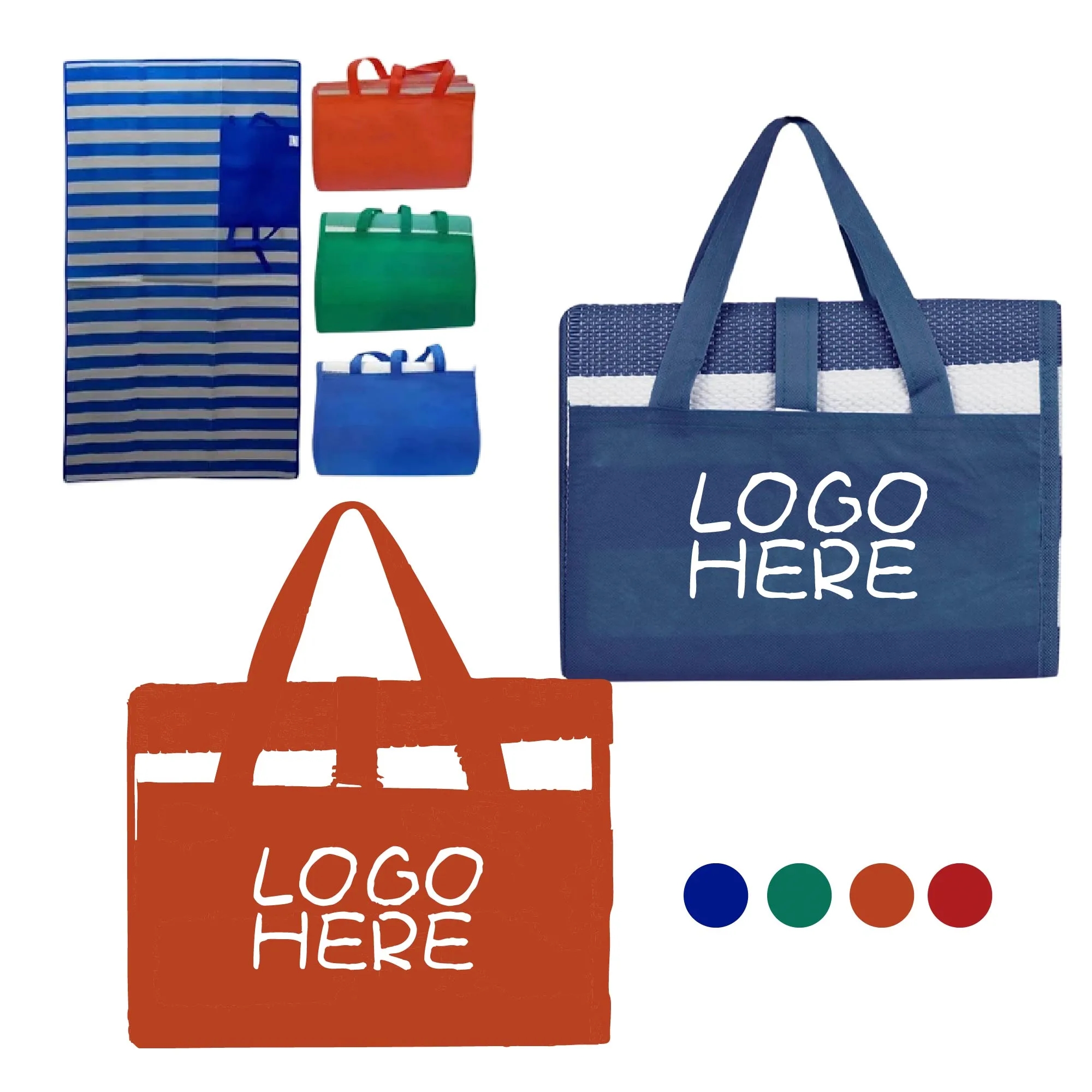 Tri fold Plastic Beach Mat 1