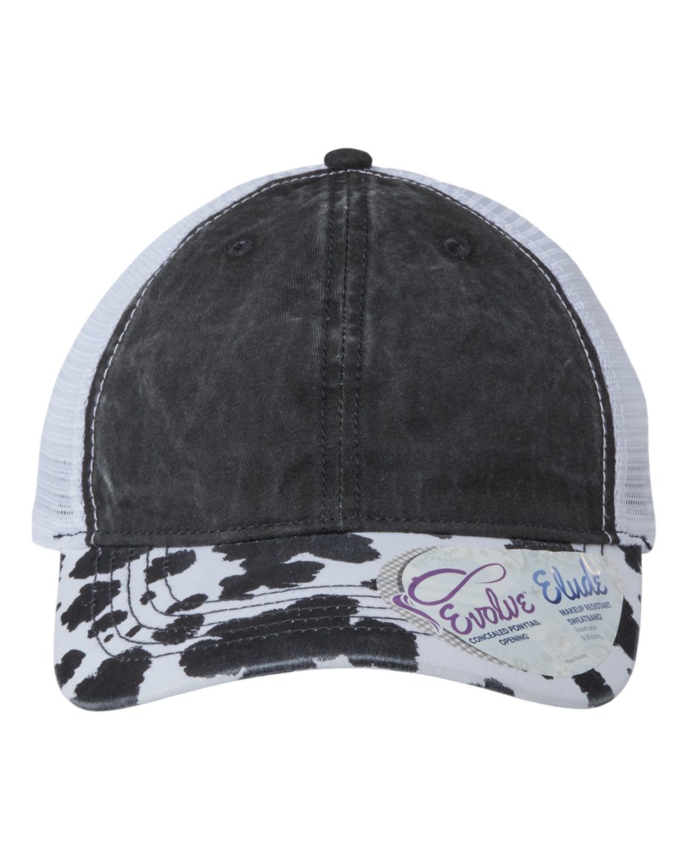Women's Printed Bill with Mesh Back Cap - JANET 10
