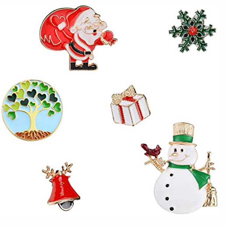 Christmas Lapel Pin Soft Enamel 4