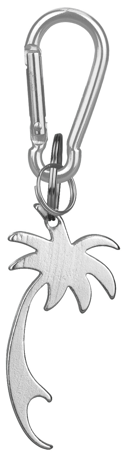 Palm Tree Shaped Bottle Opener Key Holder and Carabiner 4
