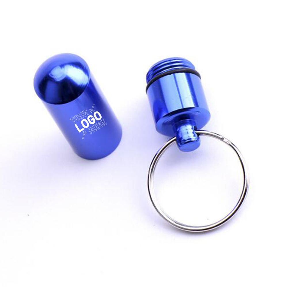 Waterproof Aluminum Pill Holders Storage Drug Container 2