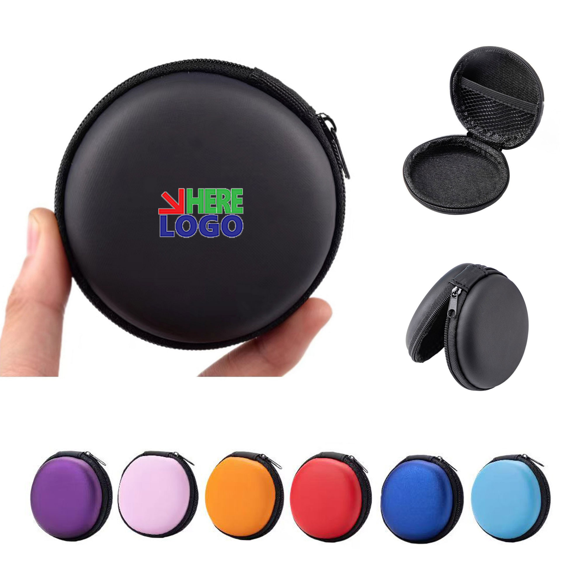EVA Round Zipper Carrying Case 2