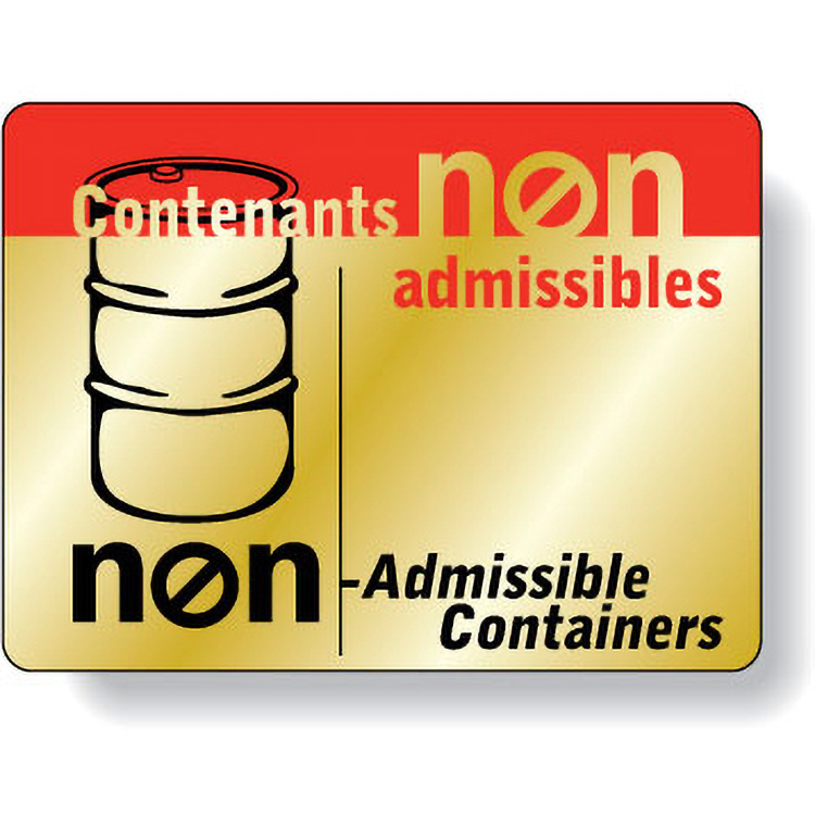 Bright Gold Foil Paper Roll Labels Stock Rectangle (1.875"x2.5")