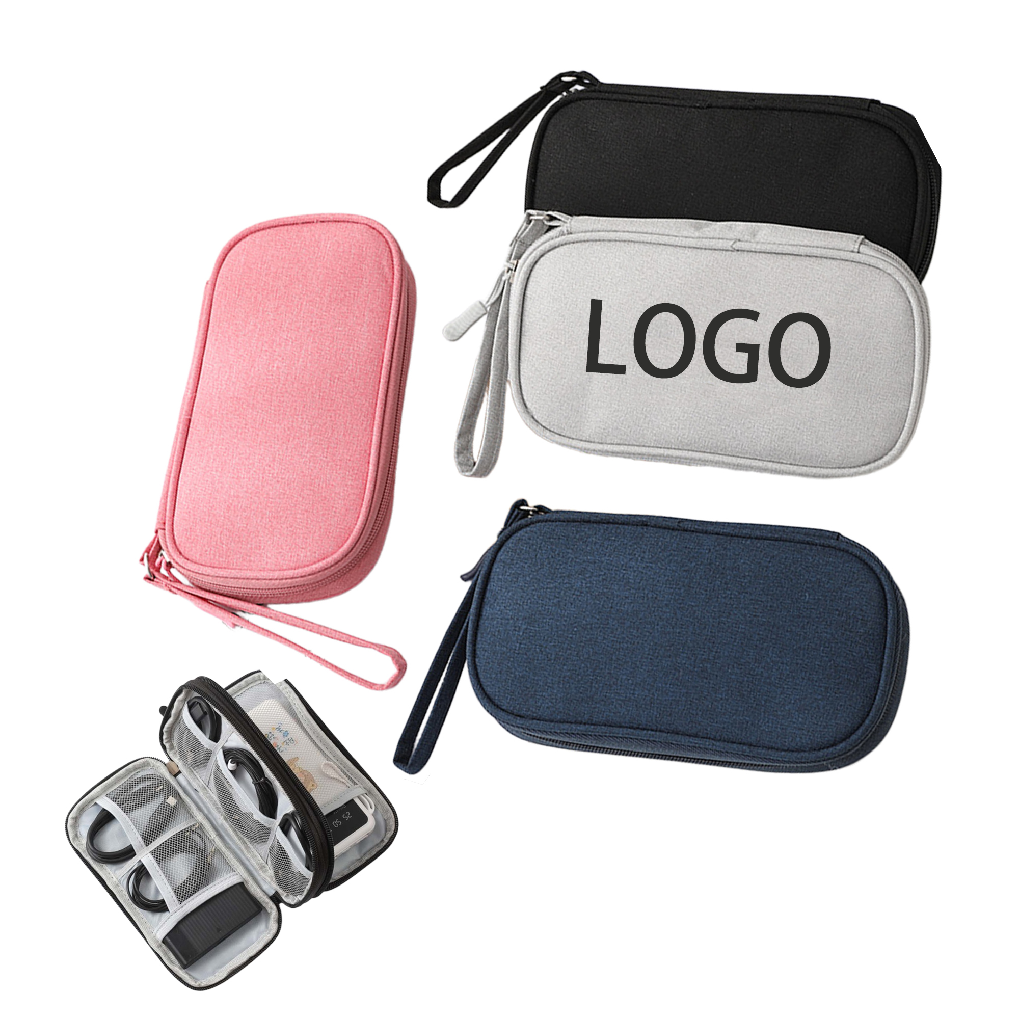 Compact Travel Cable Storage Case 2