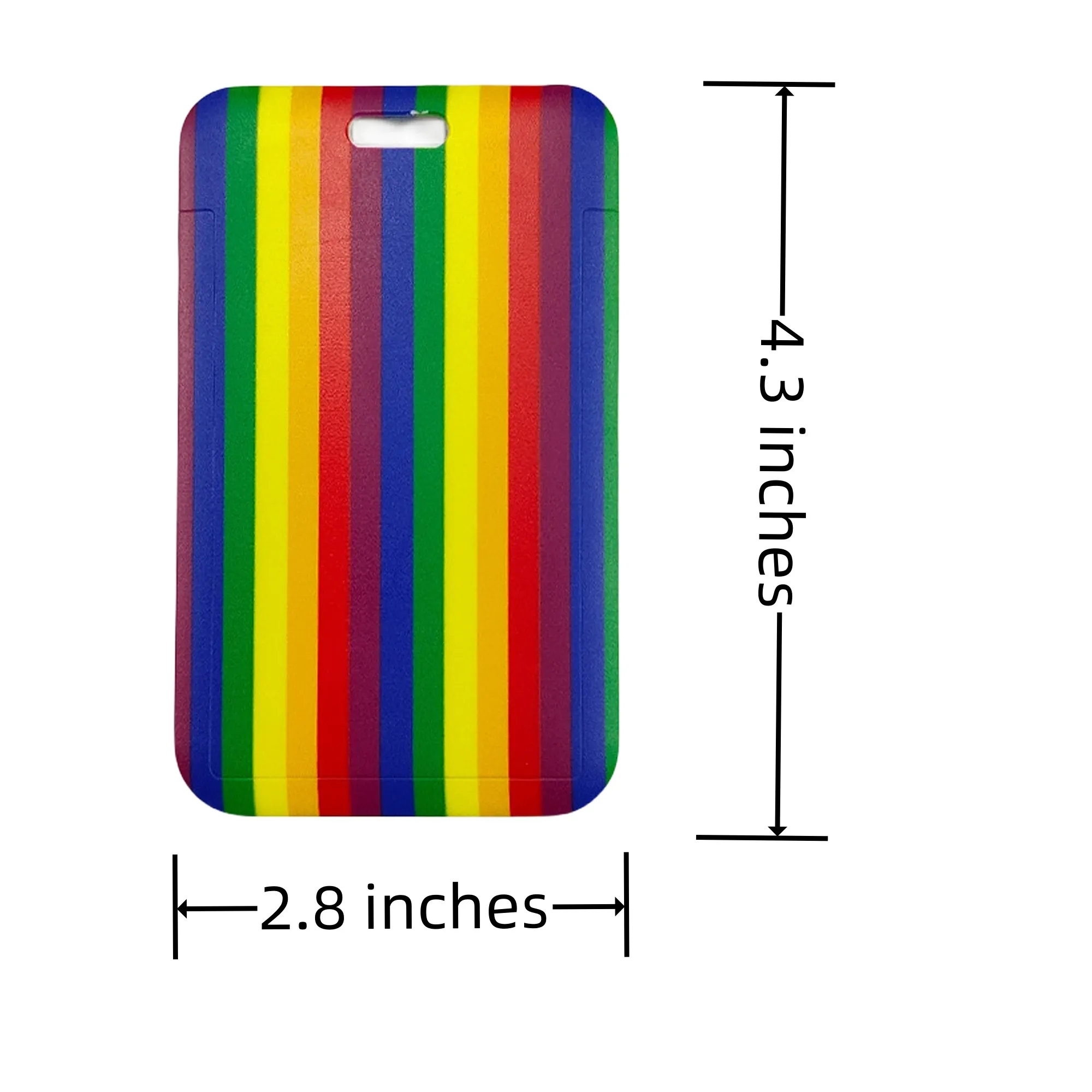 Rainbow ID Card Badge Holder MOQ20 3