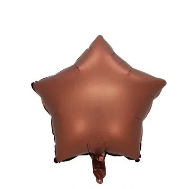 18 inch Cream caramel colour five-pointed star aluminum film 1