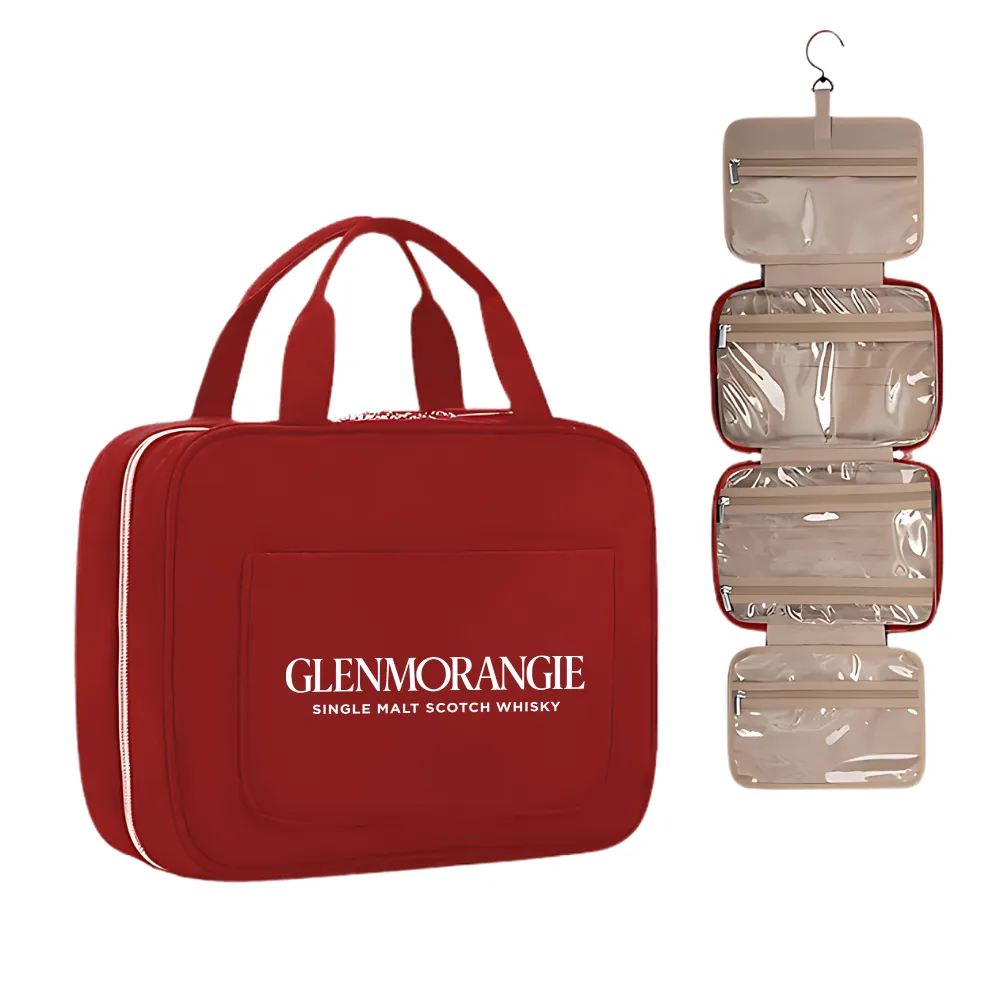 Fold Up Toiletry Bag with Hanging Hook 3