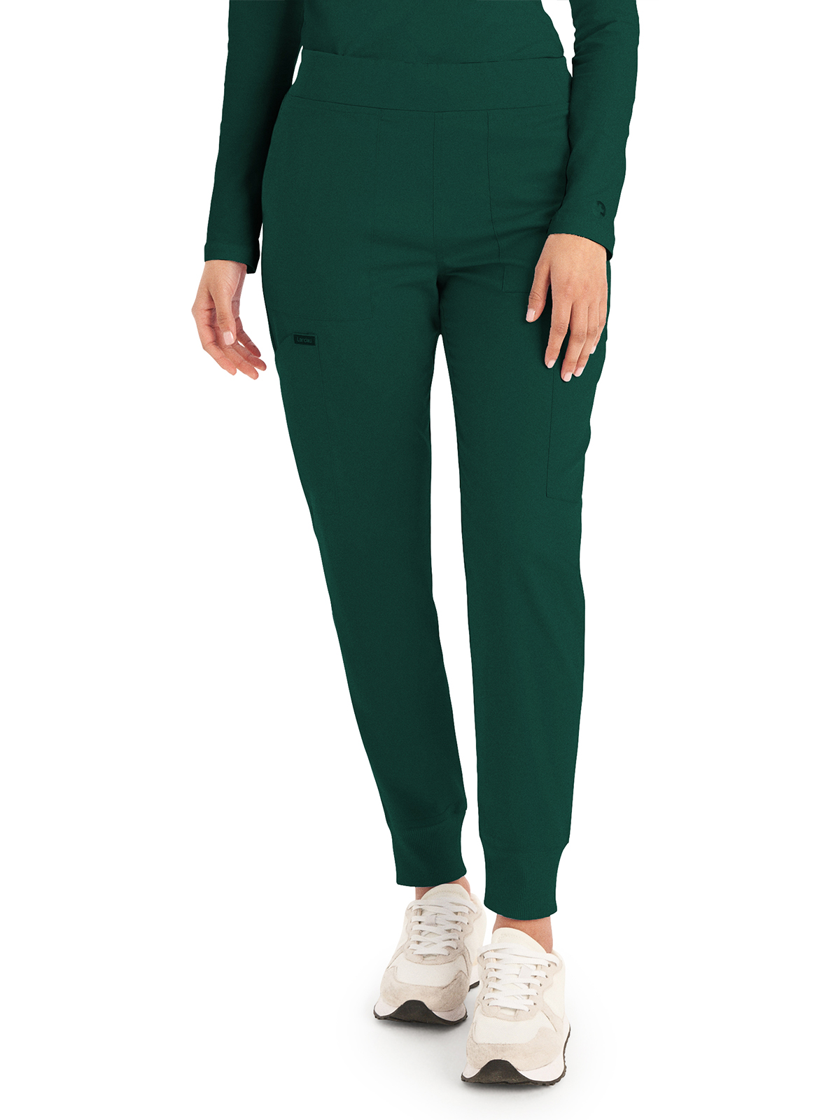 Landau - ProFlex - Women's Six-Pocket Mid-Rise Elastic-Back Waist Jogger Pant 39