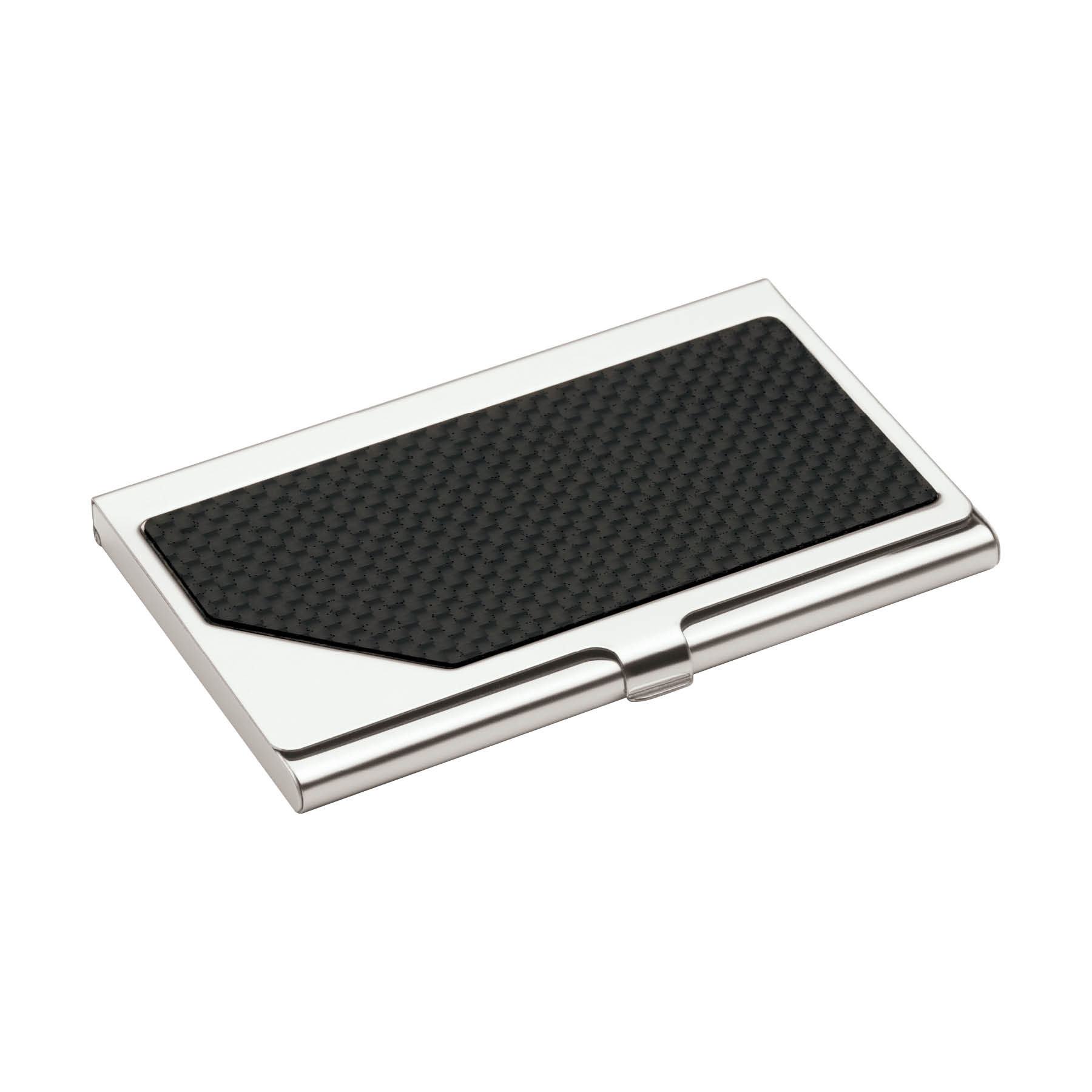 Carbon Fiber Pen, Business Card Case and Chrome Keyring Set 5