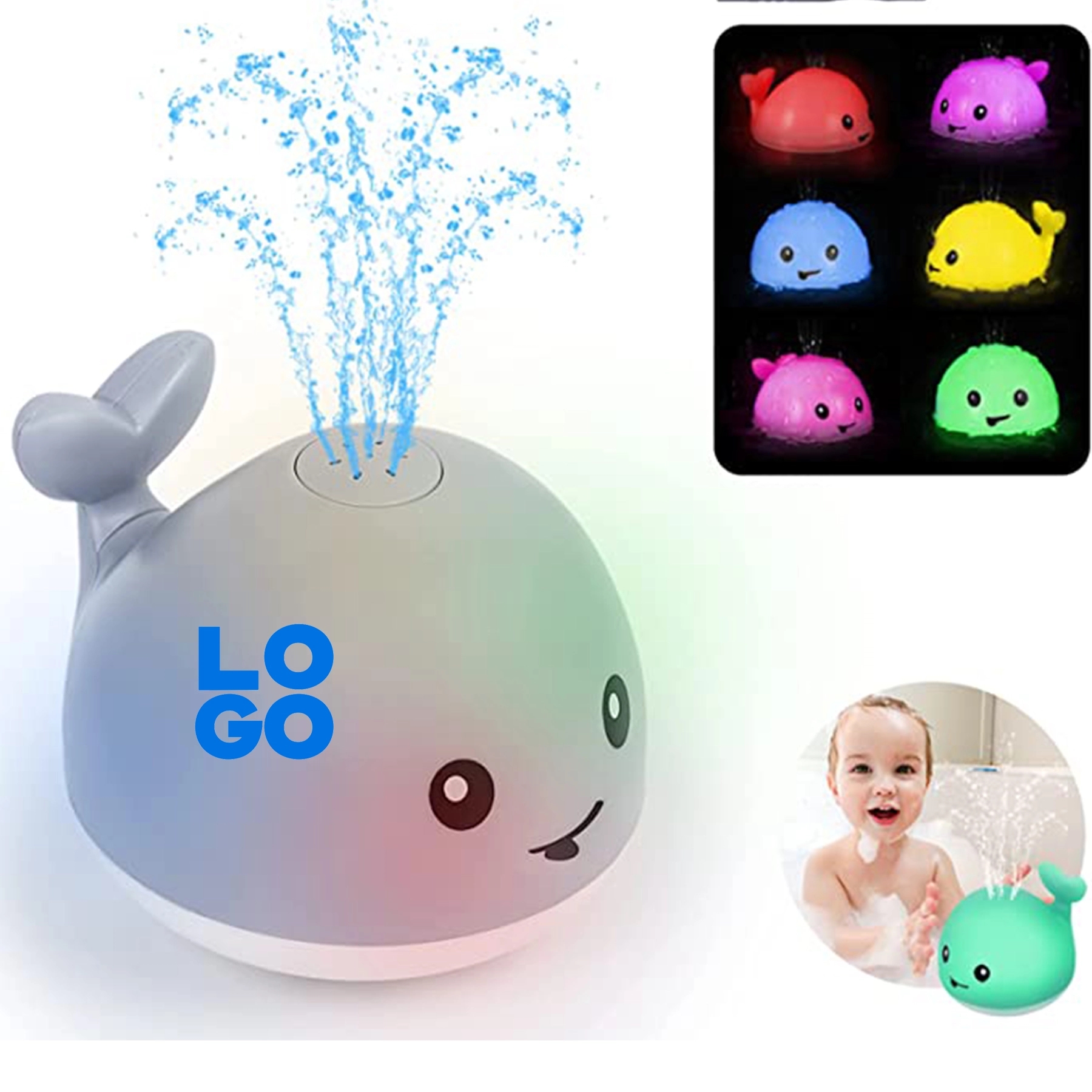 Whale Bath Toys 2