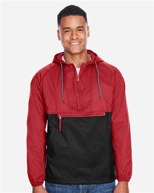Men's Packable Hooded Nylon Jacket - M750 36