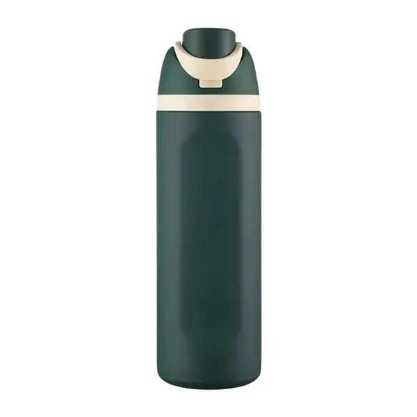 24 oz Stainless Steel Insulated Water Bottle Includes Straw, custom water bottle with logo imprint 7