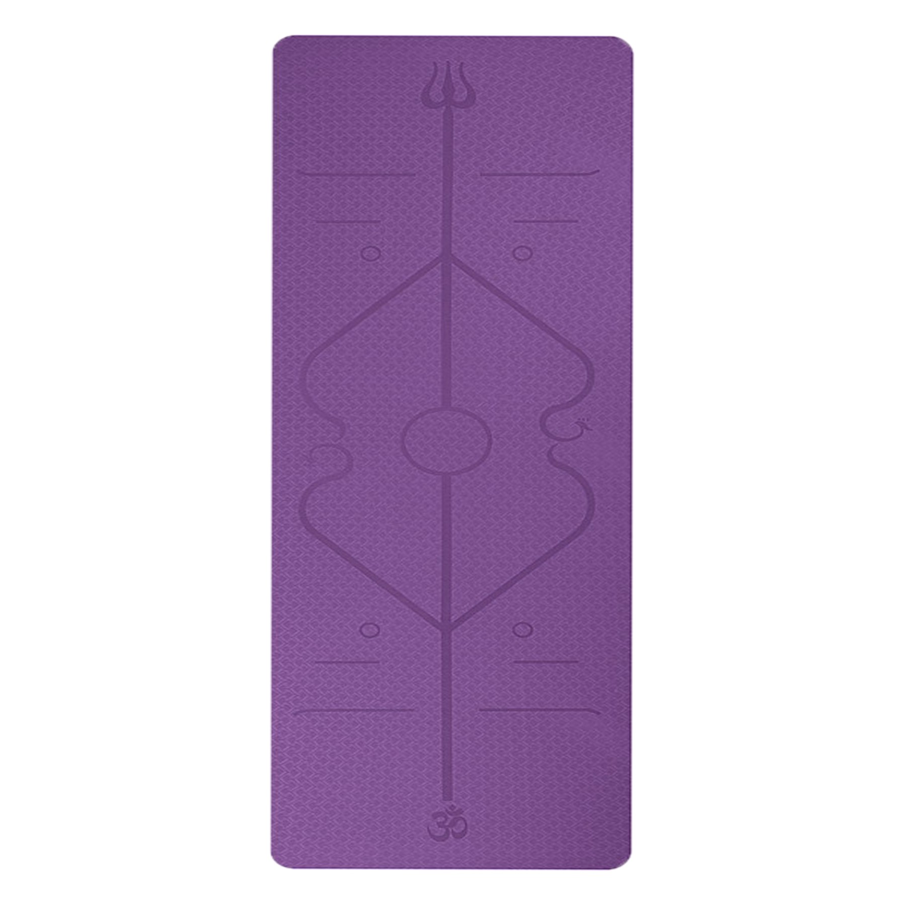 Yoga Mat With Body Position Line 5