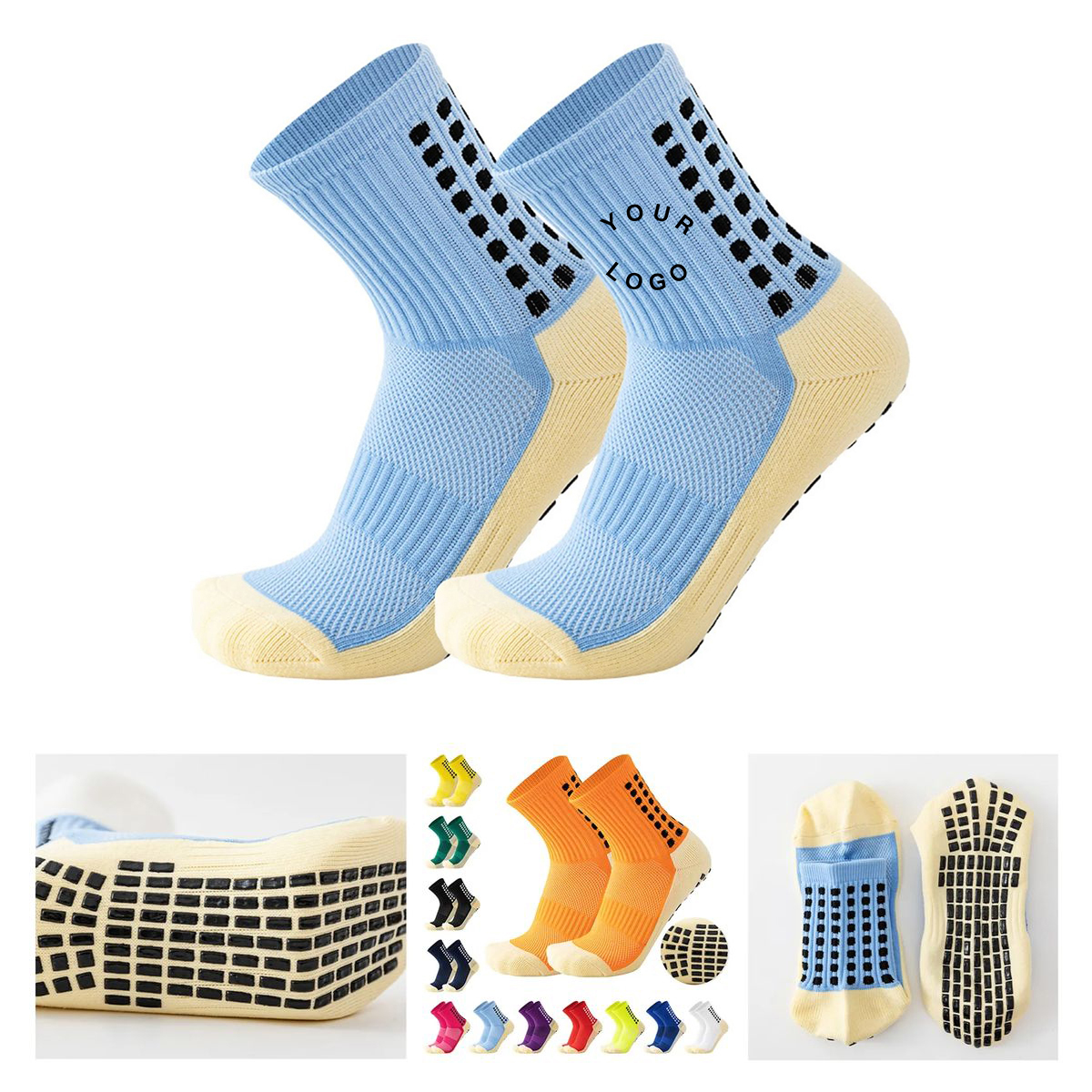 Polyester Breathable Soccer Sport Socks 14