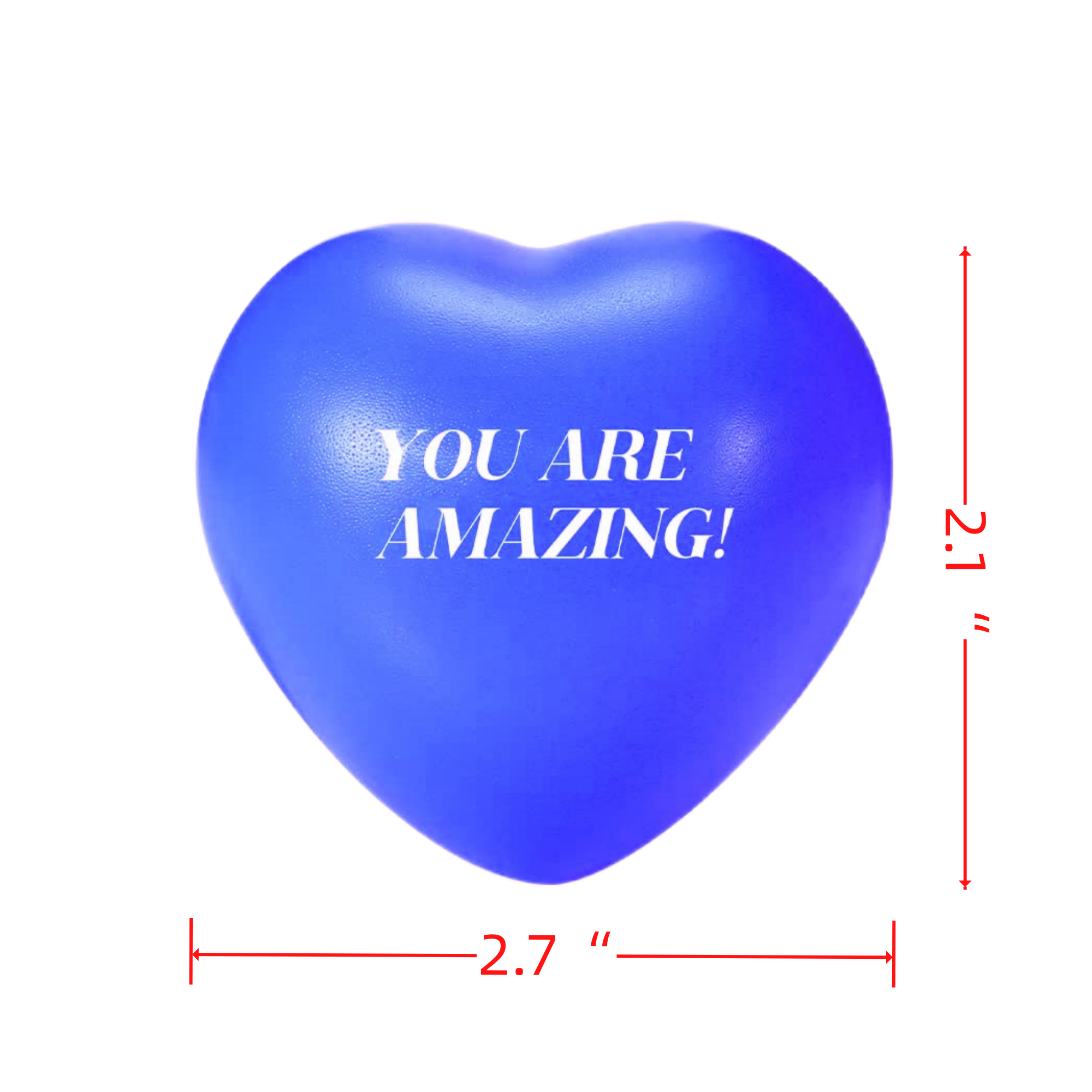Funny Heart Shape Mini Stress Balls 3