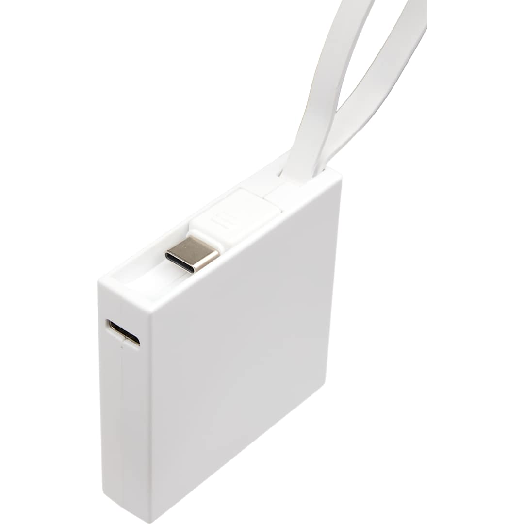 Recycled ABS 2000 mAh Power Bank with Type-C Cable 28