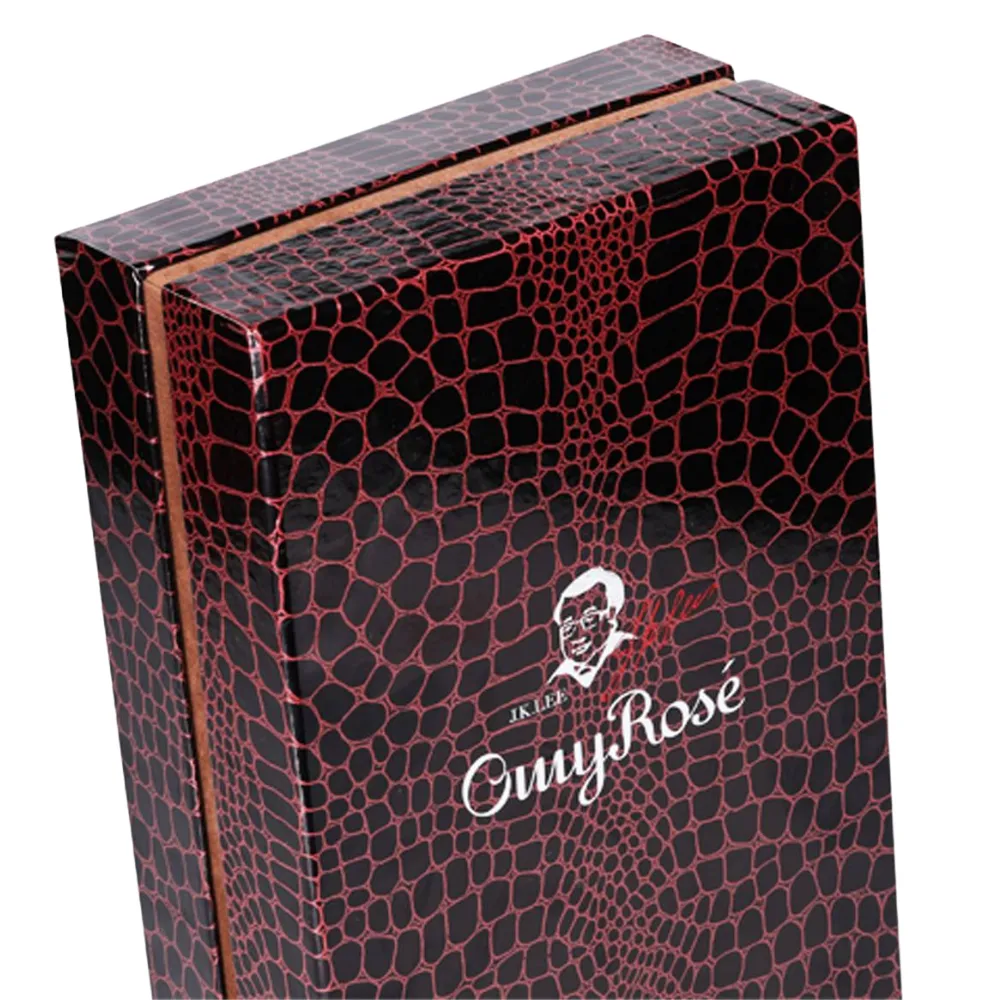 1-Bottle Leather Style Wine Gift Box 6
