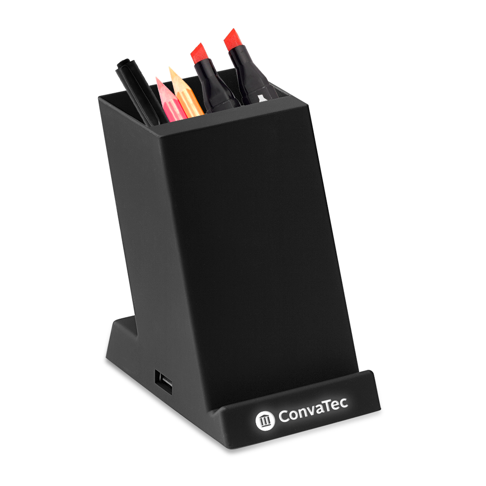 Monolith 4-in-1 Pen Holder, Wireless Charger 5