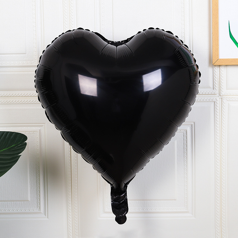 18 Inch Heart Shape Aluminum Foil Balloons 3