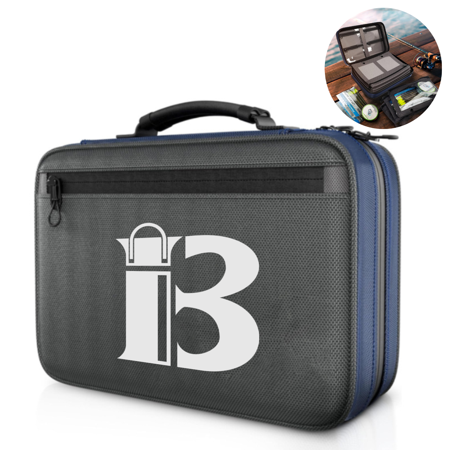 Waterproof Multifunctional Nylon Fishing Tackle Storage Bag 2