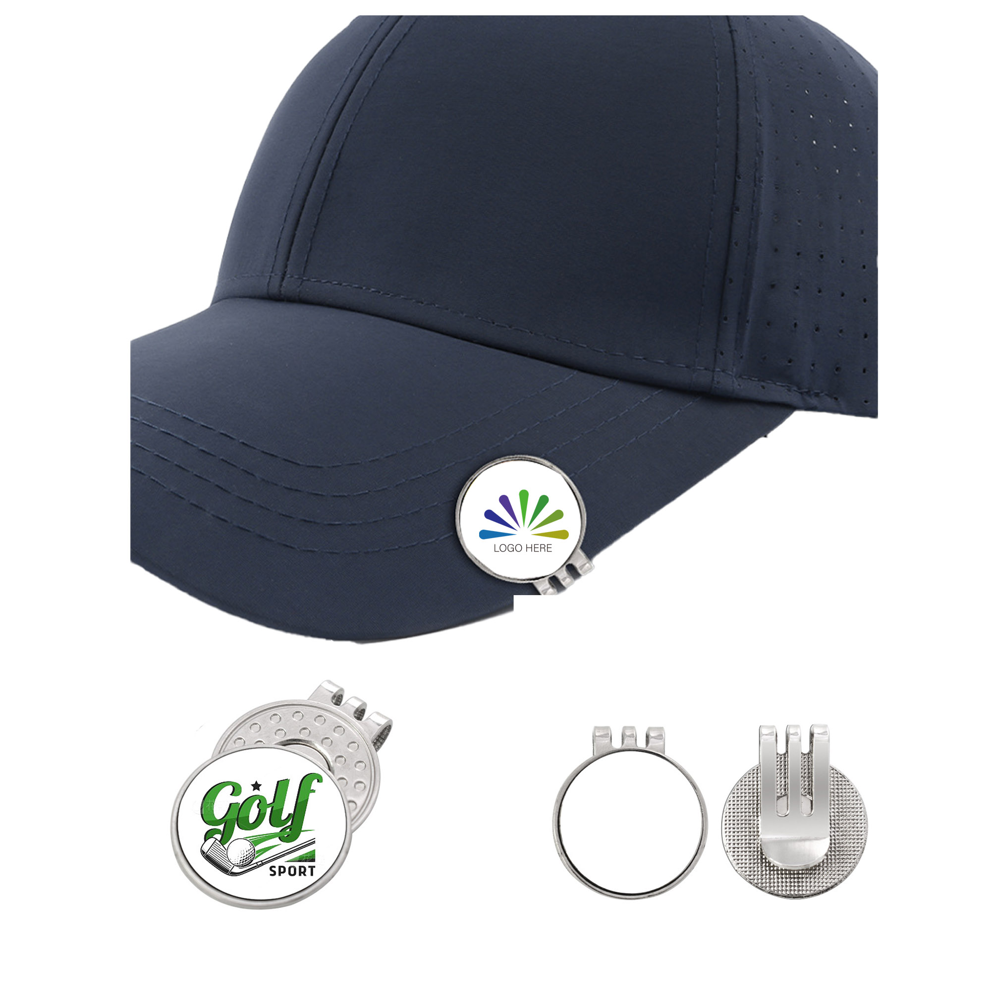 MOQ 10 pcs Hat Magnetic Marker Clip 3